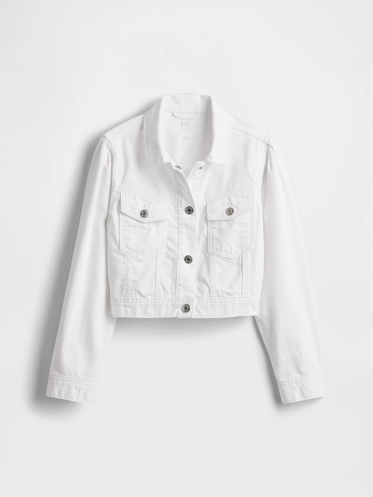 Kids Denim Crop Jacket