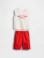 Baby & Toddler Sport Logo Outfit Set