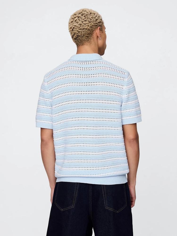 Polo Shirt Sweater