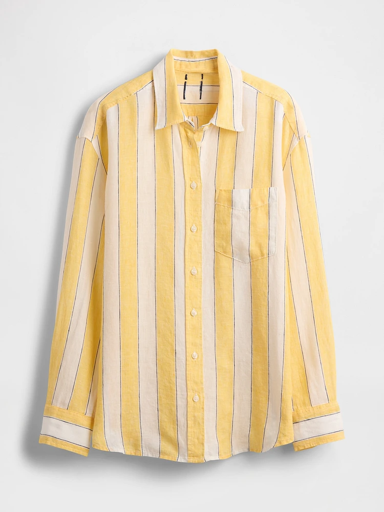 100% Linen Oversized Shirt