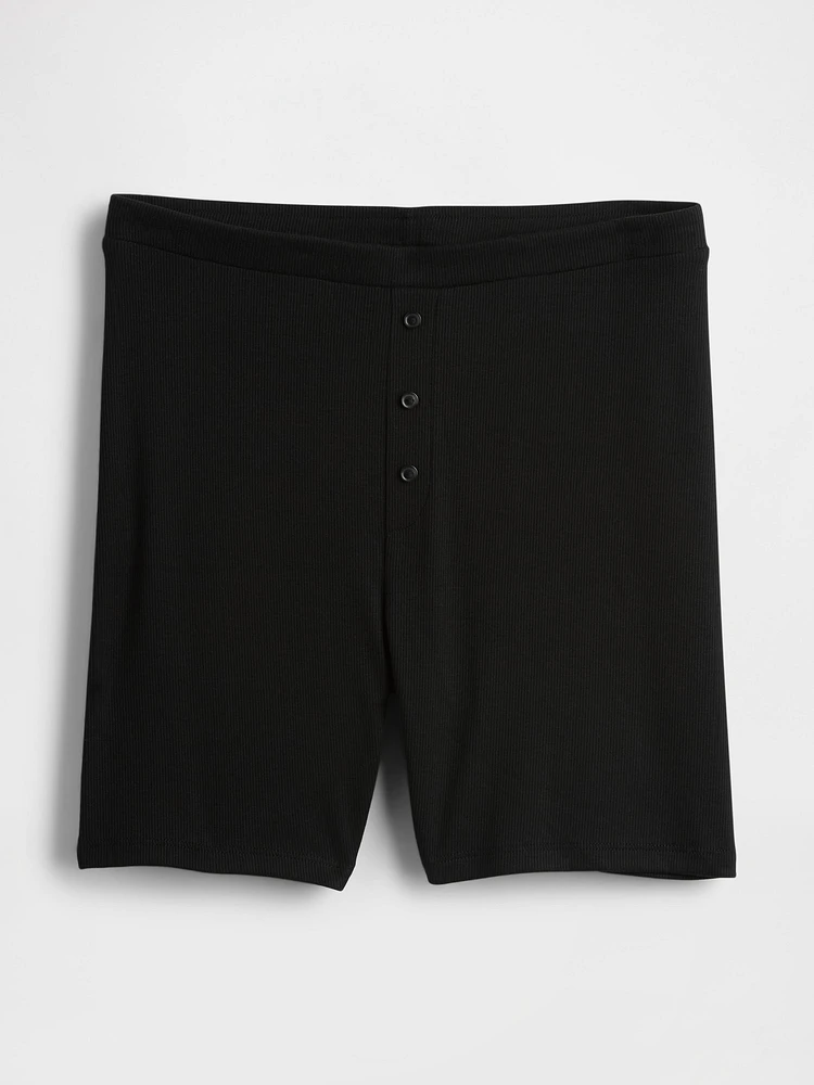 Mini Rib PJ Shorts