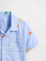 Baby & Toddler Organic Cotton Cabana Shirt
