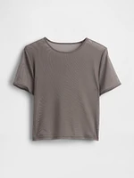 Mesh Crop T-Shirt