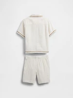 Baby & Toddler Crinkle Gauze Outfit Set