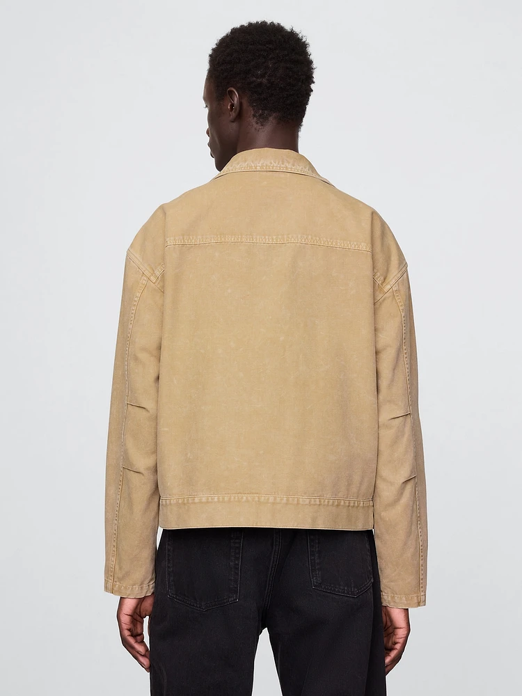Canvas Moto Jacket