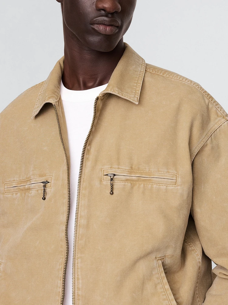 Canvas Moto Jacket
