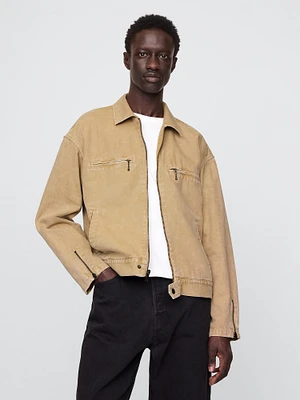 Canvas Moto Jacket