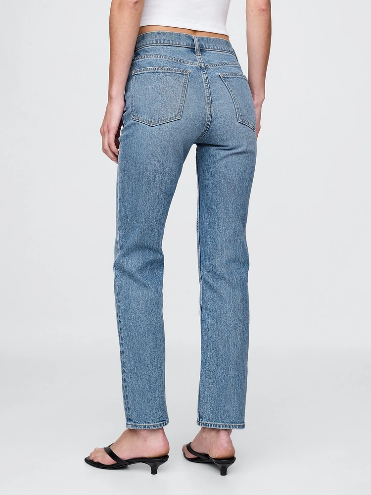 High Rise ’90s Straight Jeans
