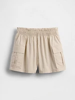 Kids Poplin Easy Cargo Shorts