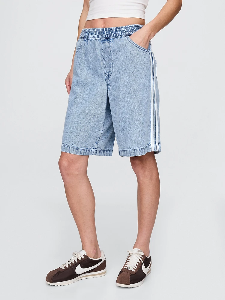 11" Mid Rise UltraSoft Easy Longline Denim Shorts