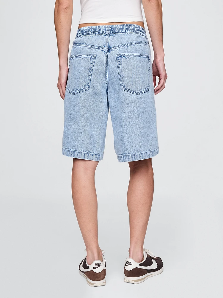 11" Mid Rise UltraSoft Easy Longline Denim Shorts