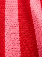 Kids Crochet Stripe Dress
