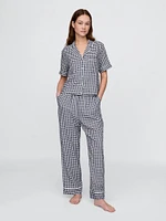 Linen-Blend PJ Shirt
