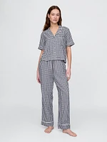 Linen-Blend PJ Pants