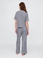Linen-Blend PJ Pants
