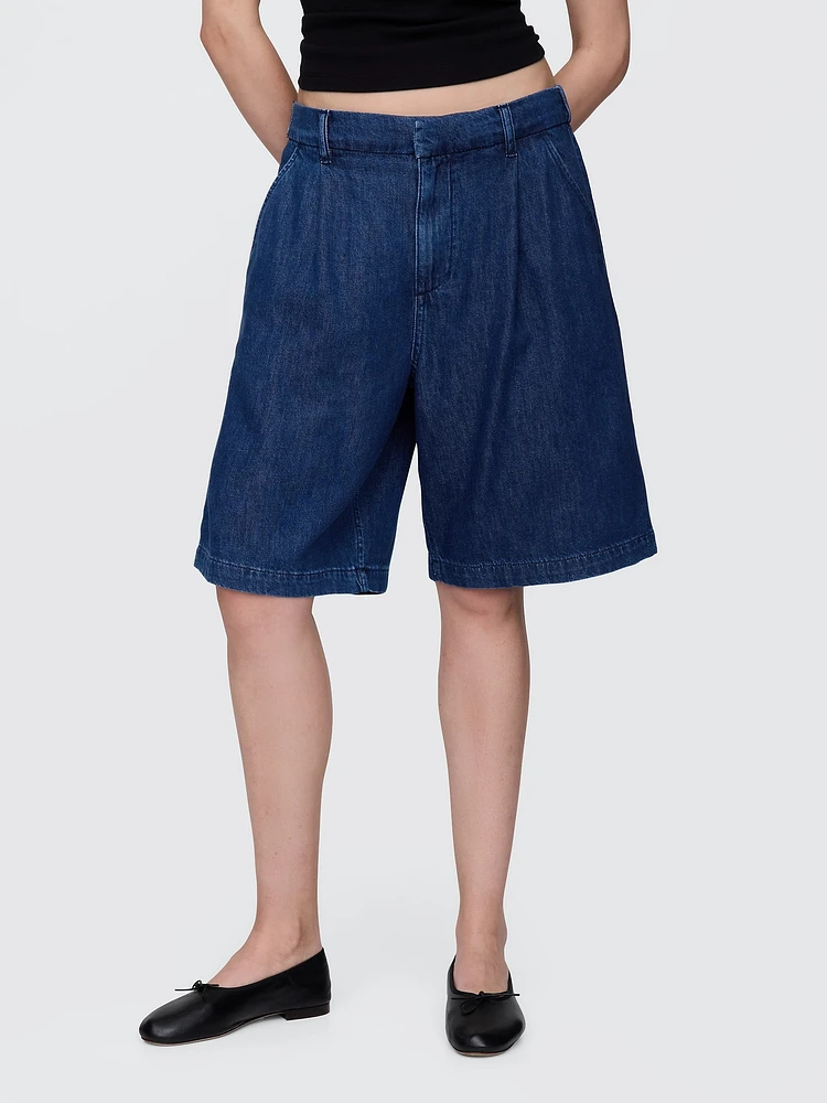 365 High Rise UltraSoft Longline Trouser Shorts