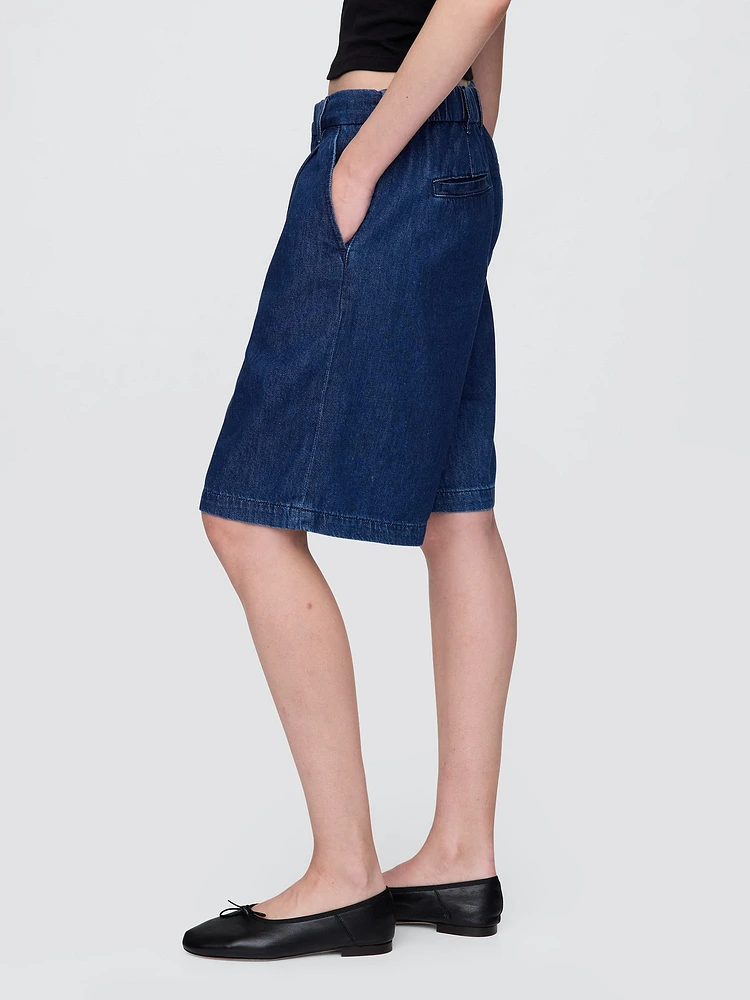 365 High Rise UltraSoft Longline Trouser Shorts