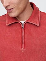 Heavyweight Oversized Quarter-Zip Pullover