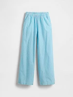 Kids Poplin Baggy Pants