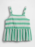 Kids Poplin Peplum Top