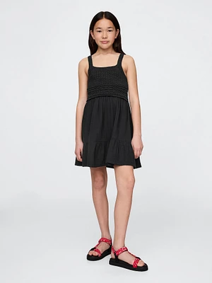 Kids Racerback Crochet Tank Dress