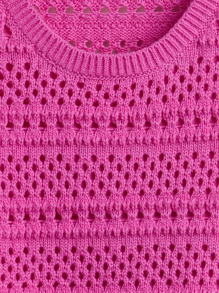 Kids Crochet Shell Tank Top