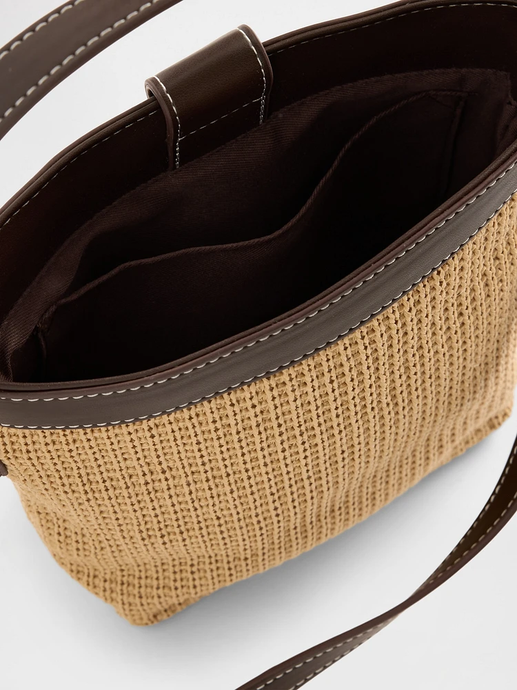 Straw Crossbody Bag