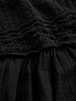 Kids Racerback Crochet Tank Dress
