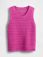 Kids Crochet Shell Tank Top