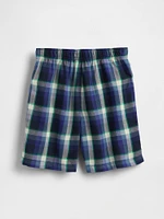Kids Recycled Flannel PJ Boxer Shorts
