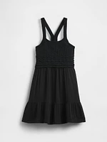 Kids Racerback Crochet Tank Dress