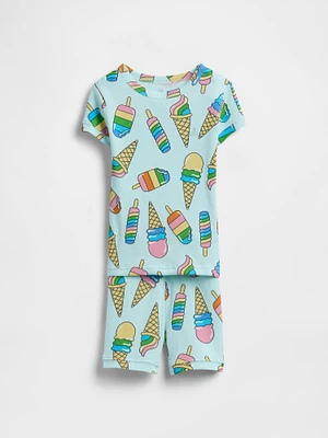 Pyjama en coton biologique côtelé pour Bébé et Tout-petit