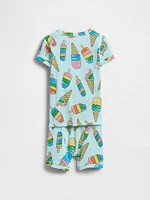Pyjama en coton biologique côtelé pour Bébé et Tout-petit