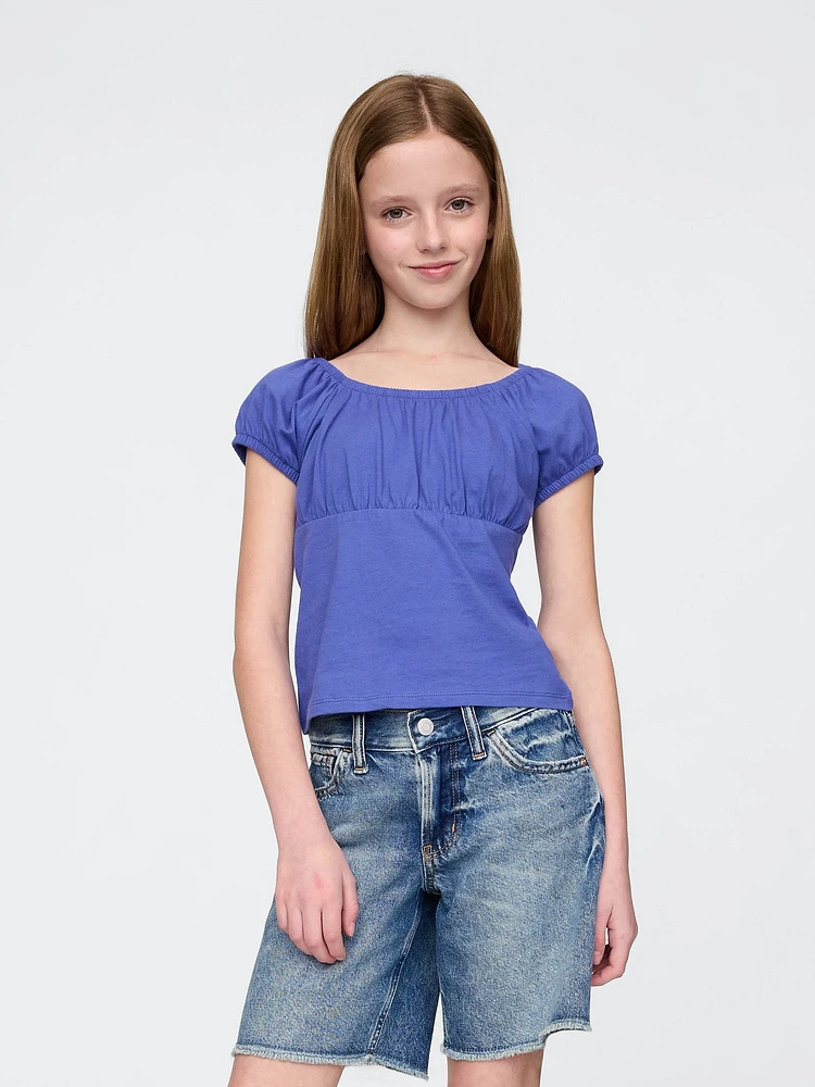 Kids Scoop Neck Top