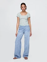Pointelle Top