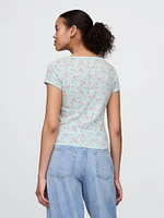 Pointelle Top