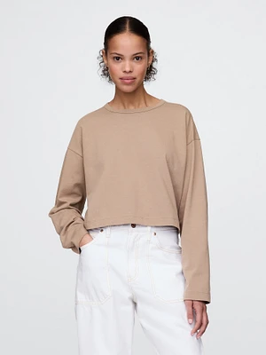 Organic Cotton VintageSoft Heavyweight Crop T-Shirt