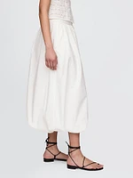 Easy Bubble Midi Skirt