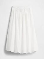 Easy Bubble Midi Skirt
