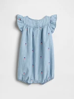 Baby Peter Rabbit™ Chambray Shorty One-Piece
