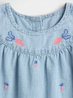 Baby Peter Rabbit™ Chambray Shorty One-Piece