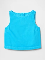 UltraSoft Denim Shell Tank Top