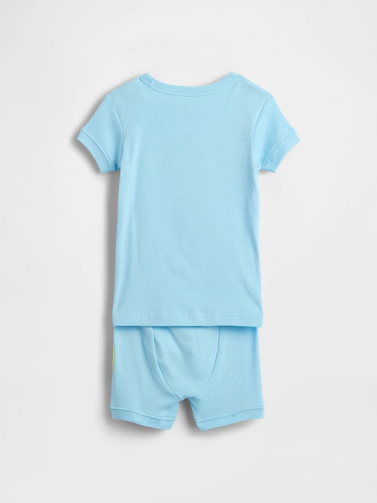 Pyjama en coton biologique brossé Lilo et Stitch pour Bébé Tout-petit