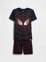 Kids Marvel Organic Brushed Cotton Spider-Man PJ Set