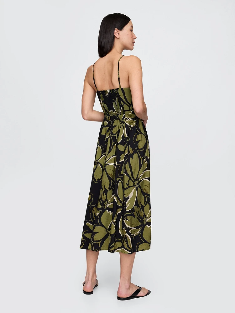 Floral V-Neck Maxi Dress