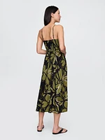 Floral V-Neck Maxi Dress