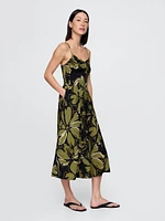 Floral V-Neck Maxi Dress