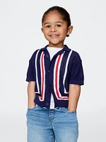 Baby & Toddler Border Stripe Sweater Shirt