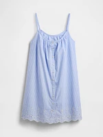 Eyelet Hem PJ Dress