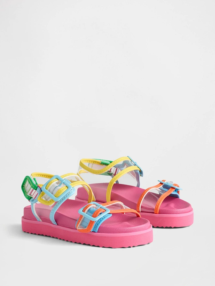 Baby & Toddler Transparent Buckle Sandals
